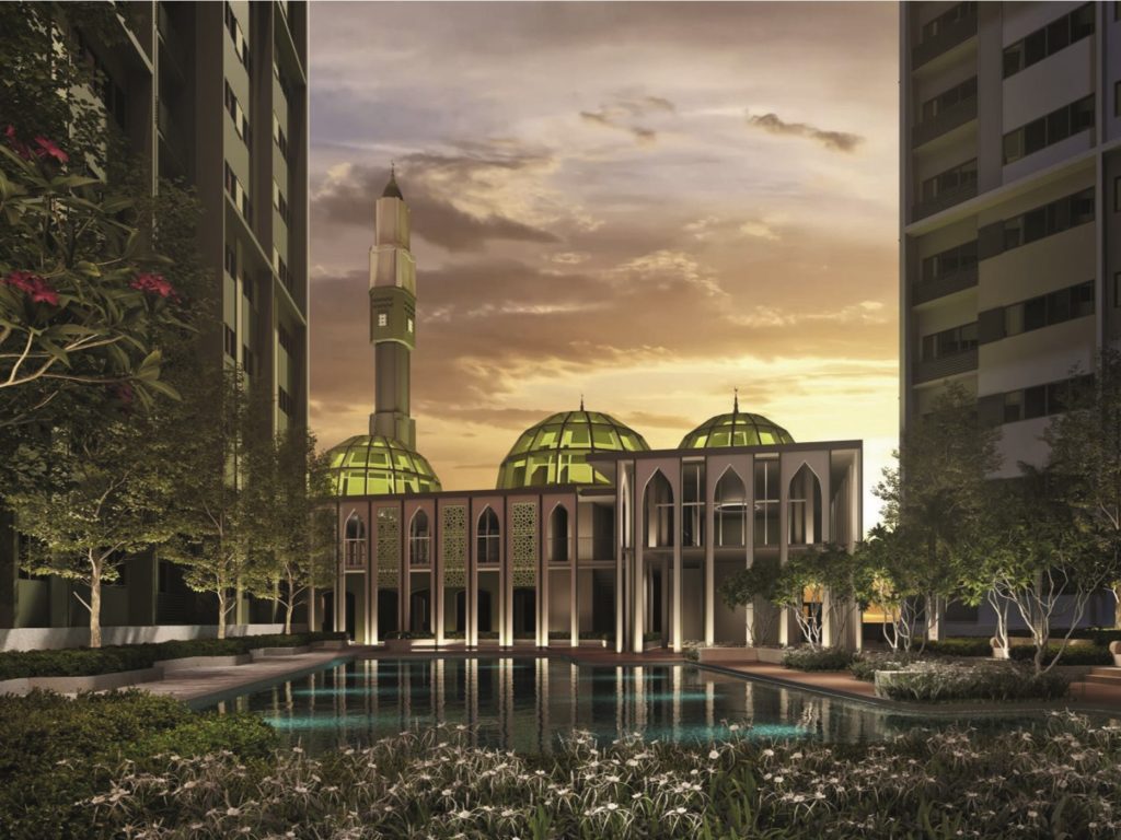 The building design for Flora Hijauan Melati East that is near to ECRL, LRT and Terminal Bersepadu Gombak.